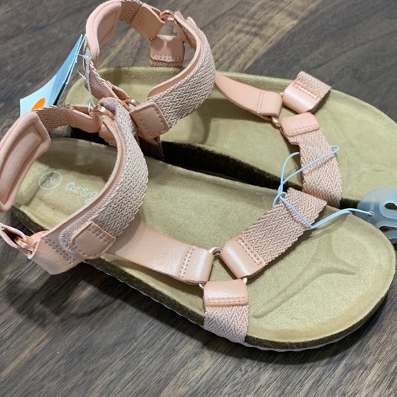 NWT Cat and Jack Girls Sandals size 2 - Picture 2 of 5